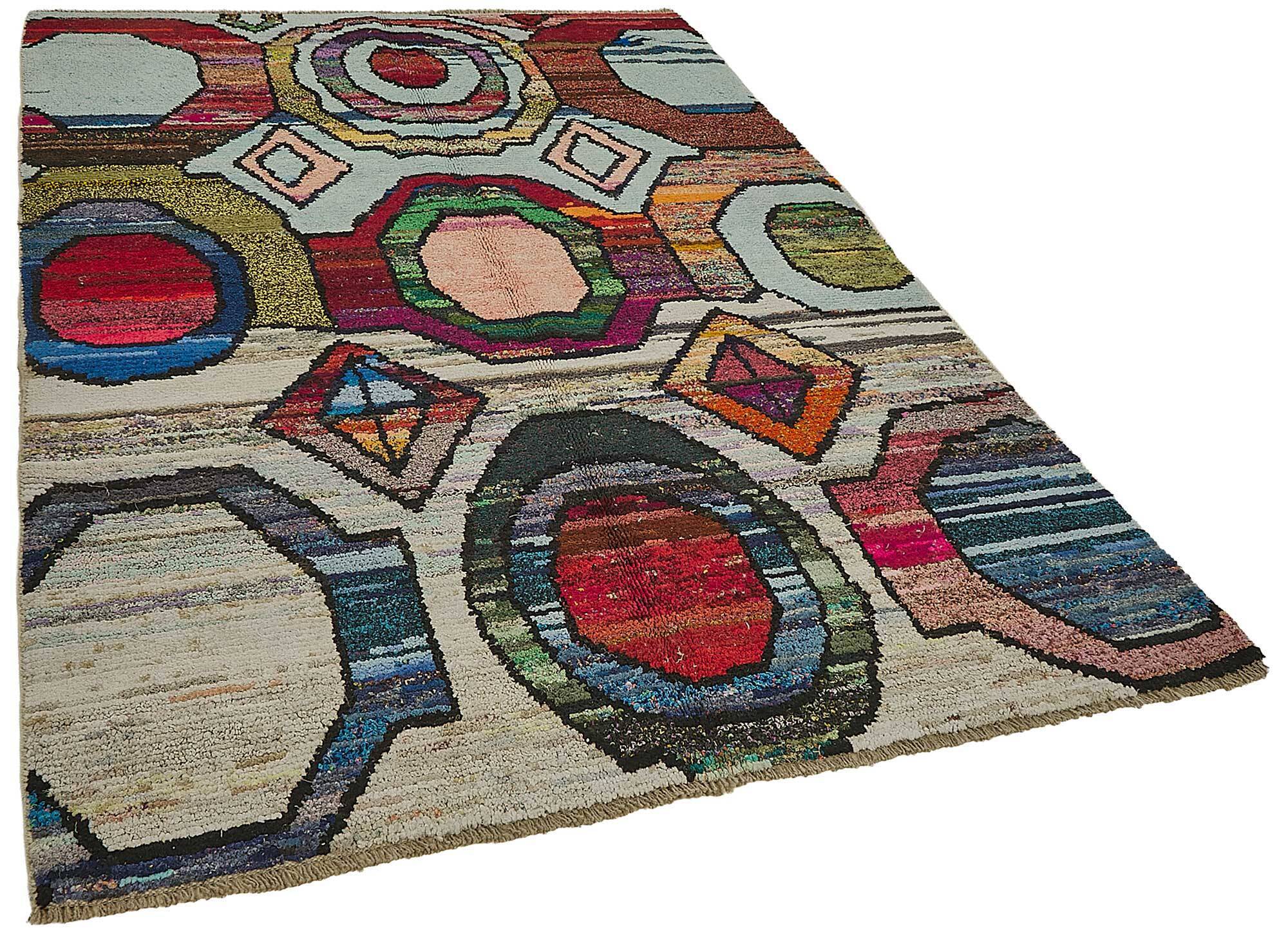 Handwoven Turkish Recycled Boho Rug 170 cm x 240 cm