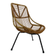 Tripod Rattan easy chair by Dirk van Sliedregt Rohe Noordwolde 1960 in the Netherlands