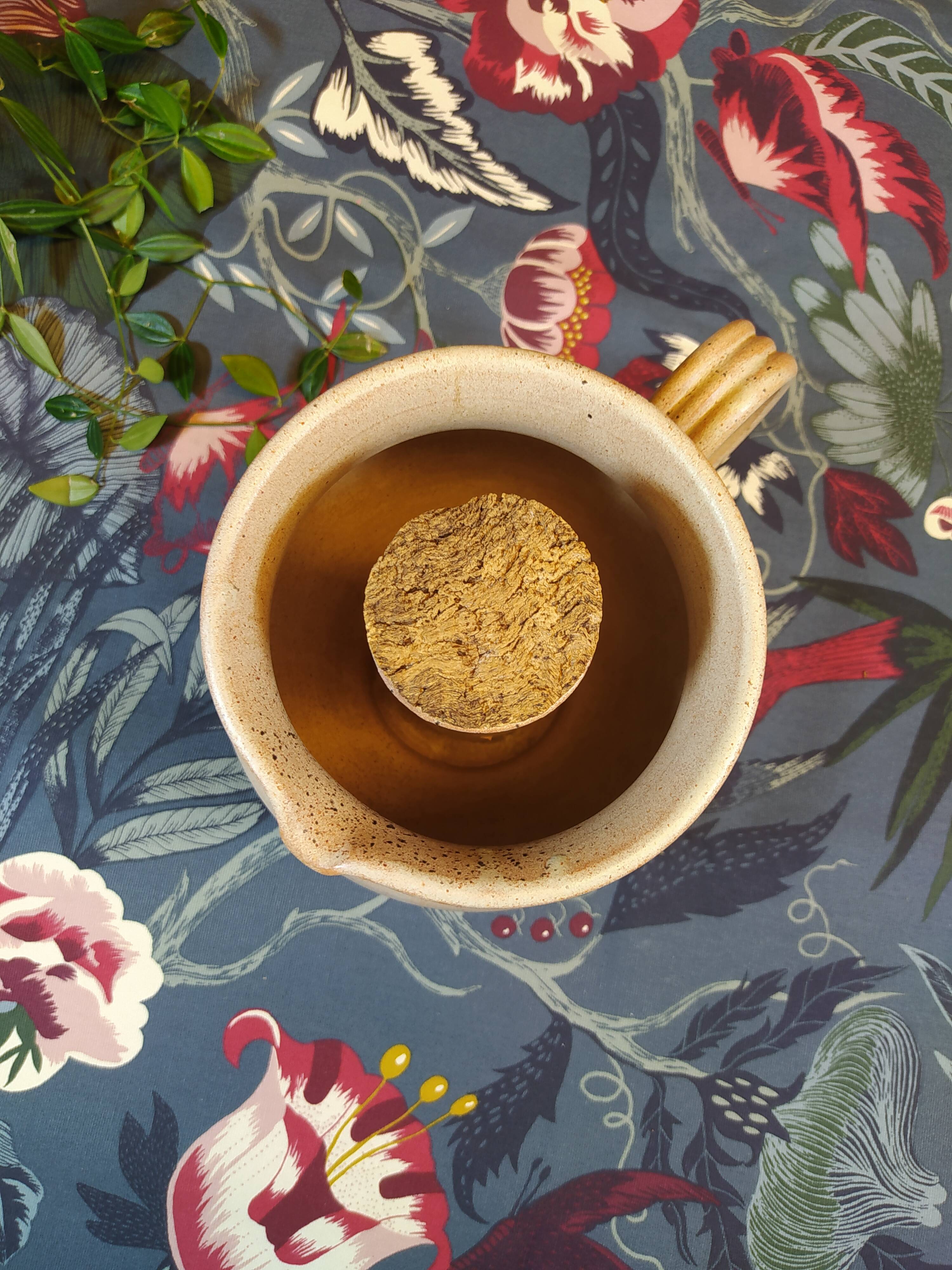 Vintage stoneware rosé pitcher