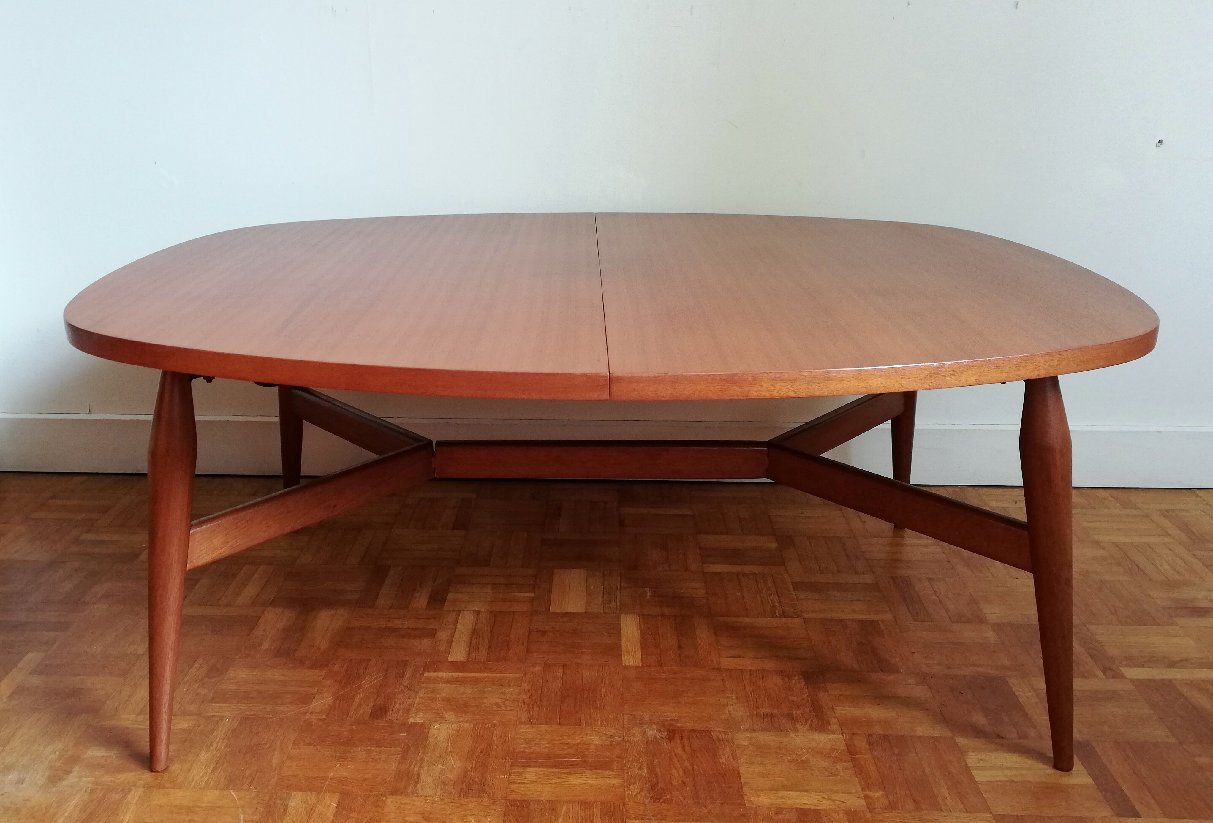 Danish convertible table Smorrebrod by Arne Vodder