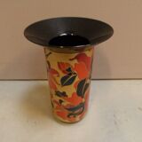Vintage vase Rosenthal porcelaine noire