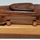 Kayak scale model violet wood