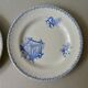 Set of 2 plates in earthenware, 1900
