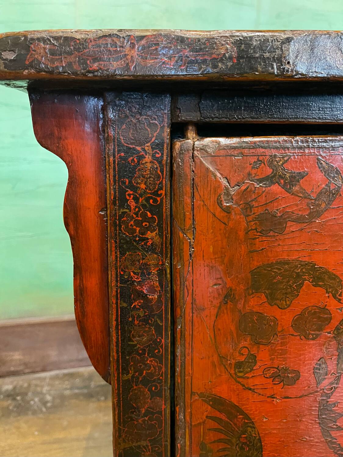 Antique Chinese low sideboard