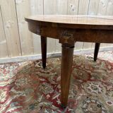 Oval dining table from the Art Deco period