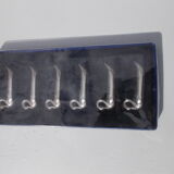 Box of 6 knife holders shaped swan in faience
