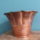Lecellier Villedieux hammered copper planter