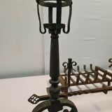 Pair of cast iron chenets / prams for the chimney