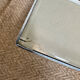 Vintage coffee table from the 60s and 70s in ceramic, chrome metal, and wood.