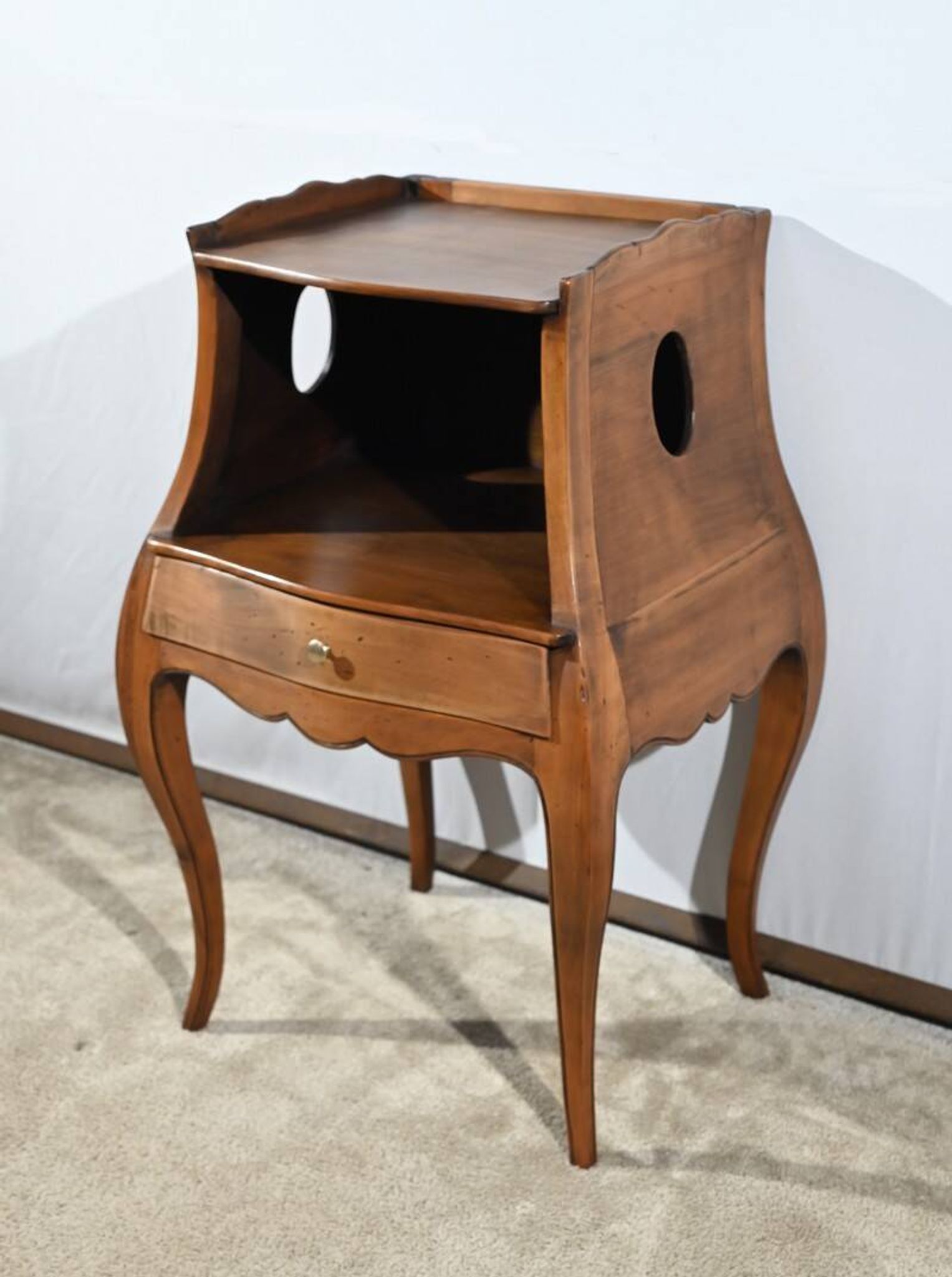 Red Cherry Snack Table, Louis XV style – 1st Part 20th