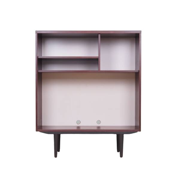 Mahogany bookcase, Swedish design, 1960s, manufacturer: Ulferts