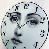 Viso glass wall clock Lina Cavalieri Fornasetti