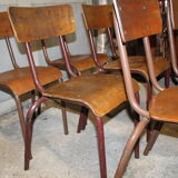 Lot de 7 chaises Mullca