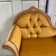 Restored vintage bench – “chat” furniture with integrated drawer
