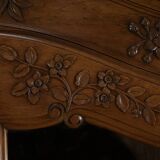 Walnut Display Cabinet, Louis XV Style – Late 19th Century