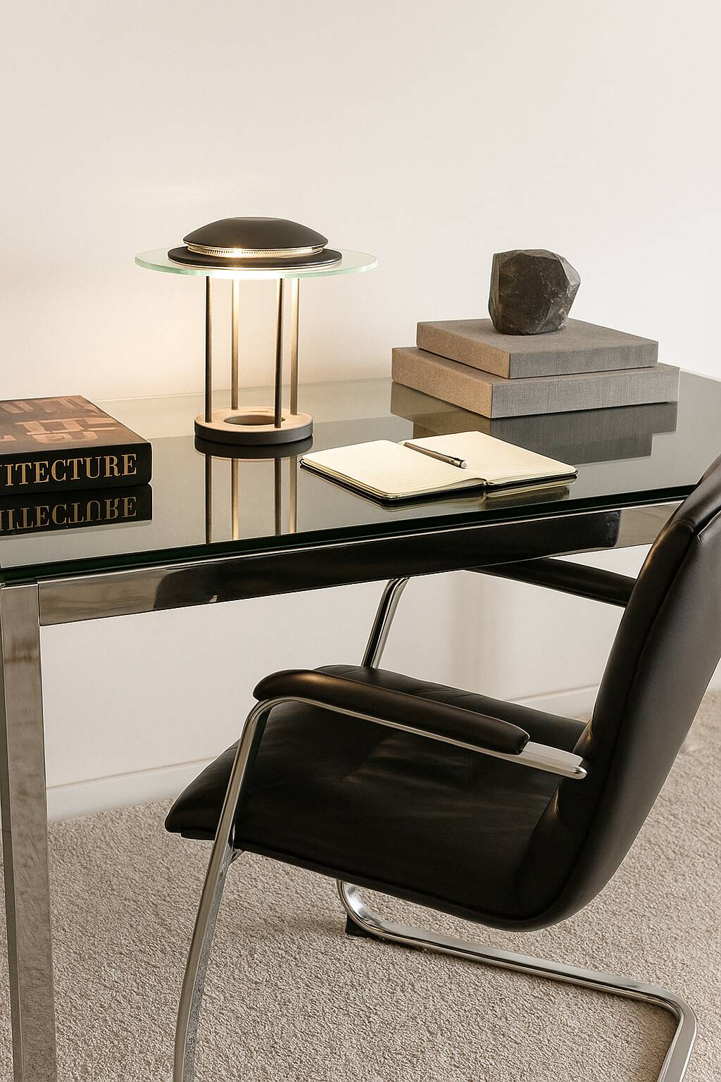Saturn lamp by Robert Sonneman for G. Kovacs 1980