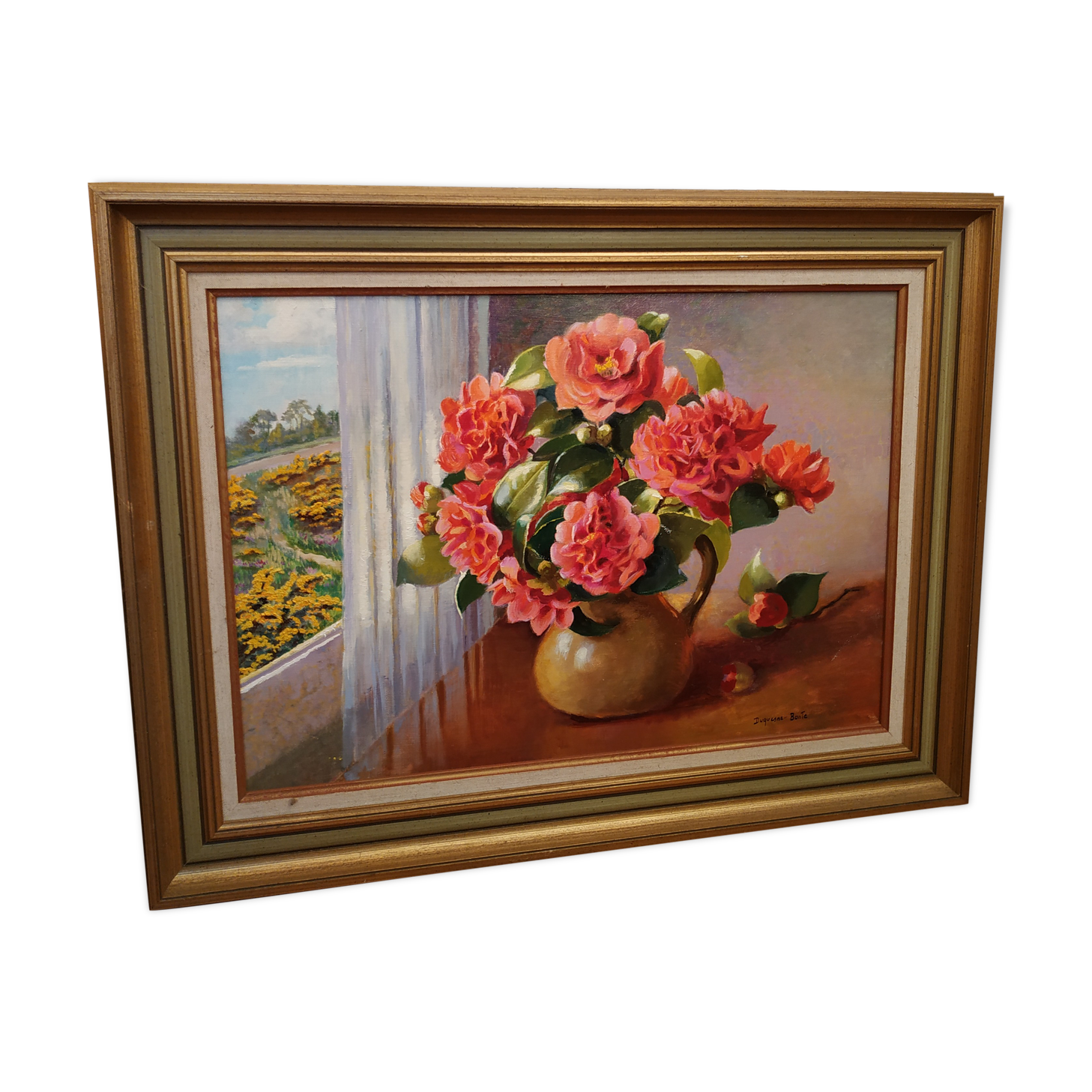 Painting bouquet of roses
