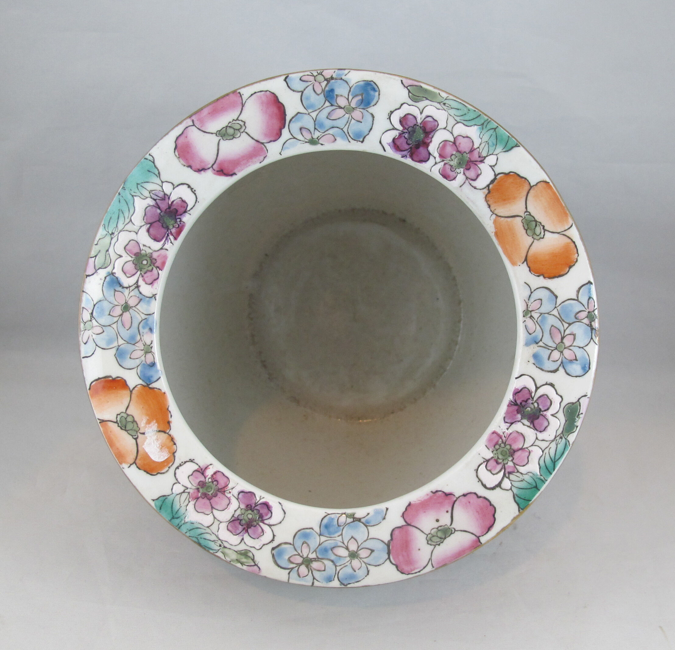 Cache pot en porcelaine Chinois Chine