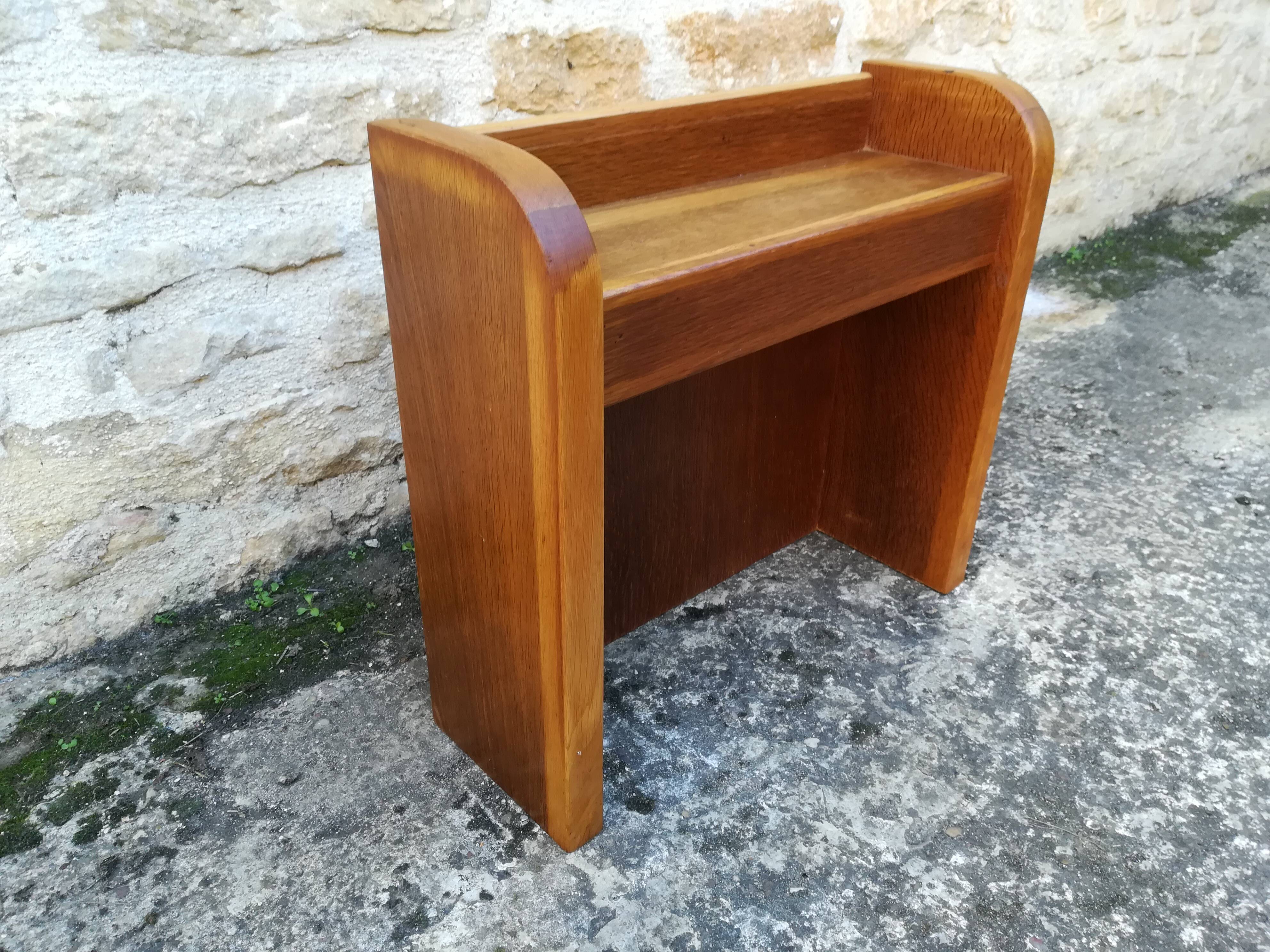 Oak bedside table