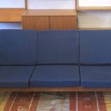 Arne Vodder for France and Sohn FD 164 3-seater teak sofa, Denmark 1960s