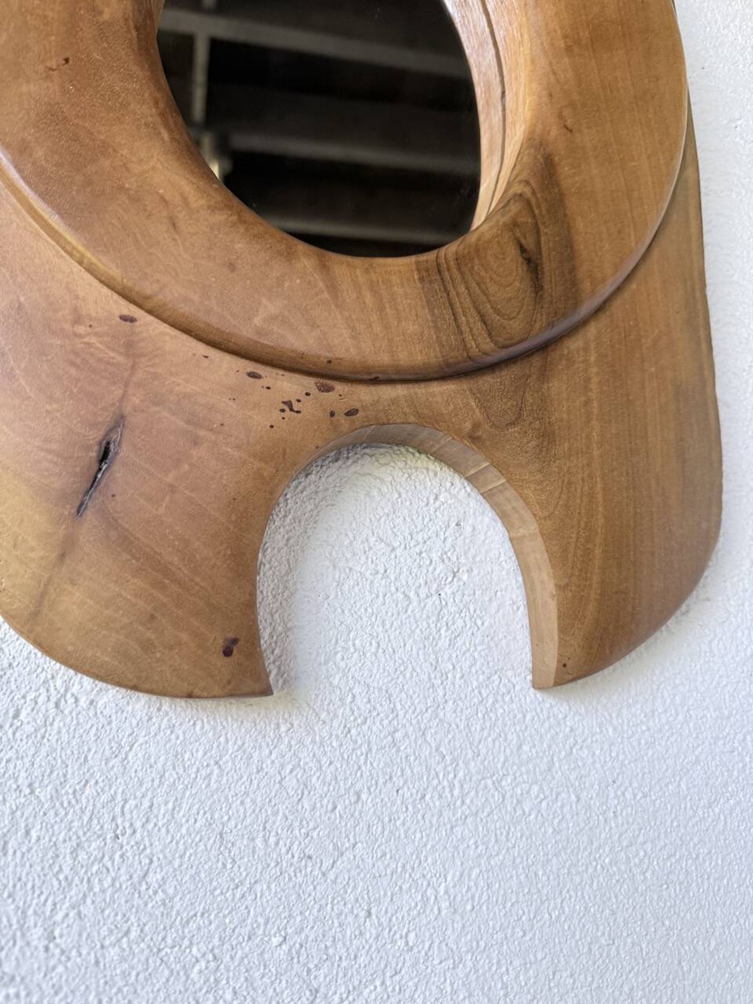 Organic walnut mirror 1960