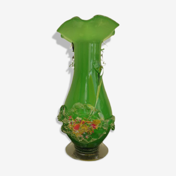 Vase Murano vert