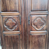 Walnut closet doors