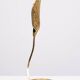 Pair Brass leaf table lamps design by Carlo Giorgi & Tommaso Barbi 1970s
