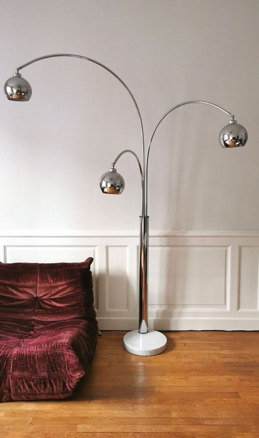 Floor lamp "Lily of the valley", Reggiani, 1970