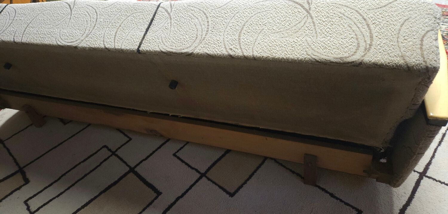Vintage 1950s daybed sofa