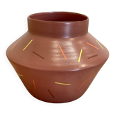 Elegant handmade vase.