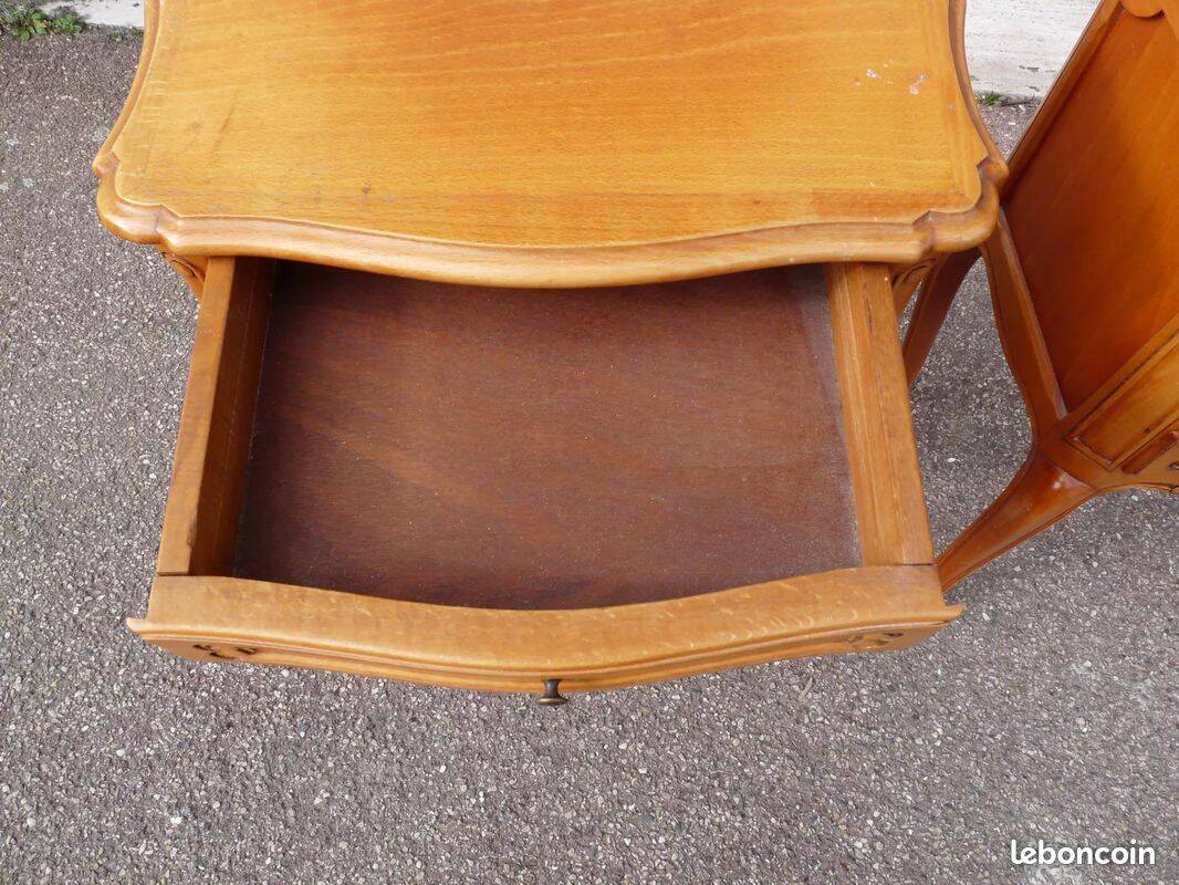 Set of 2 Louis XV bedside tables - Cherry wood