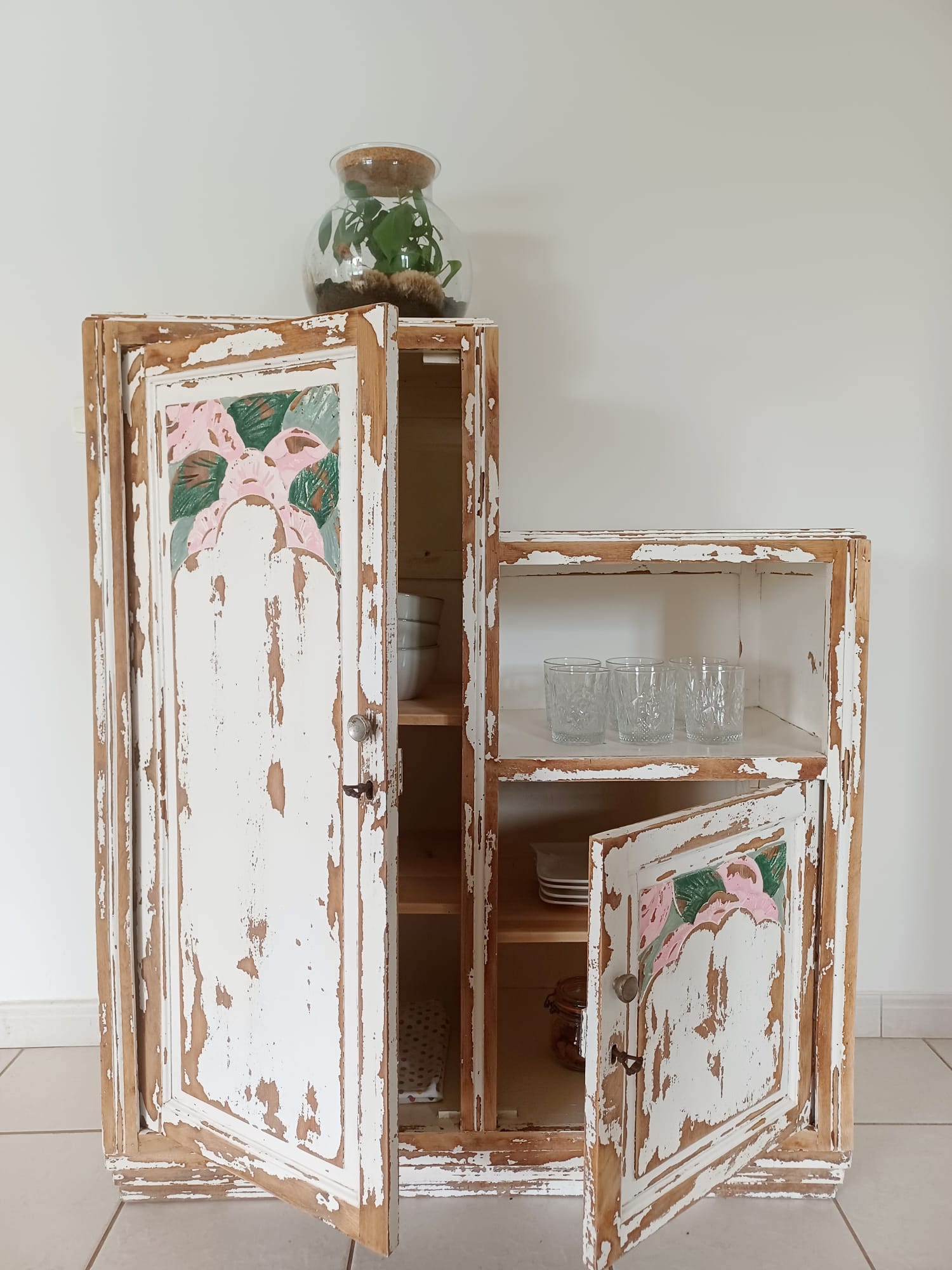 Asymmetrical Parisian art-deco wardrobe