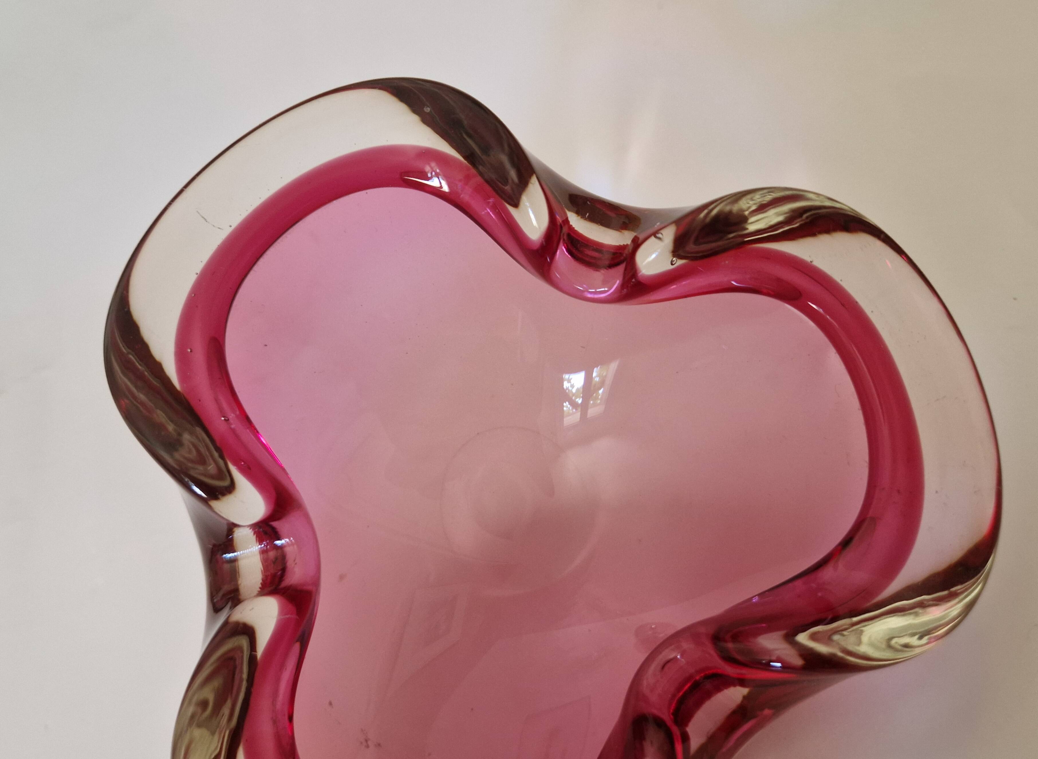 Ashtray or pocket emptier Murano by Flavio Poli 1960