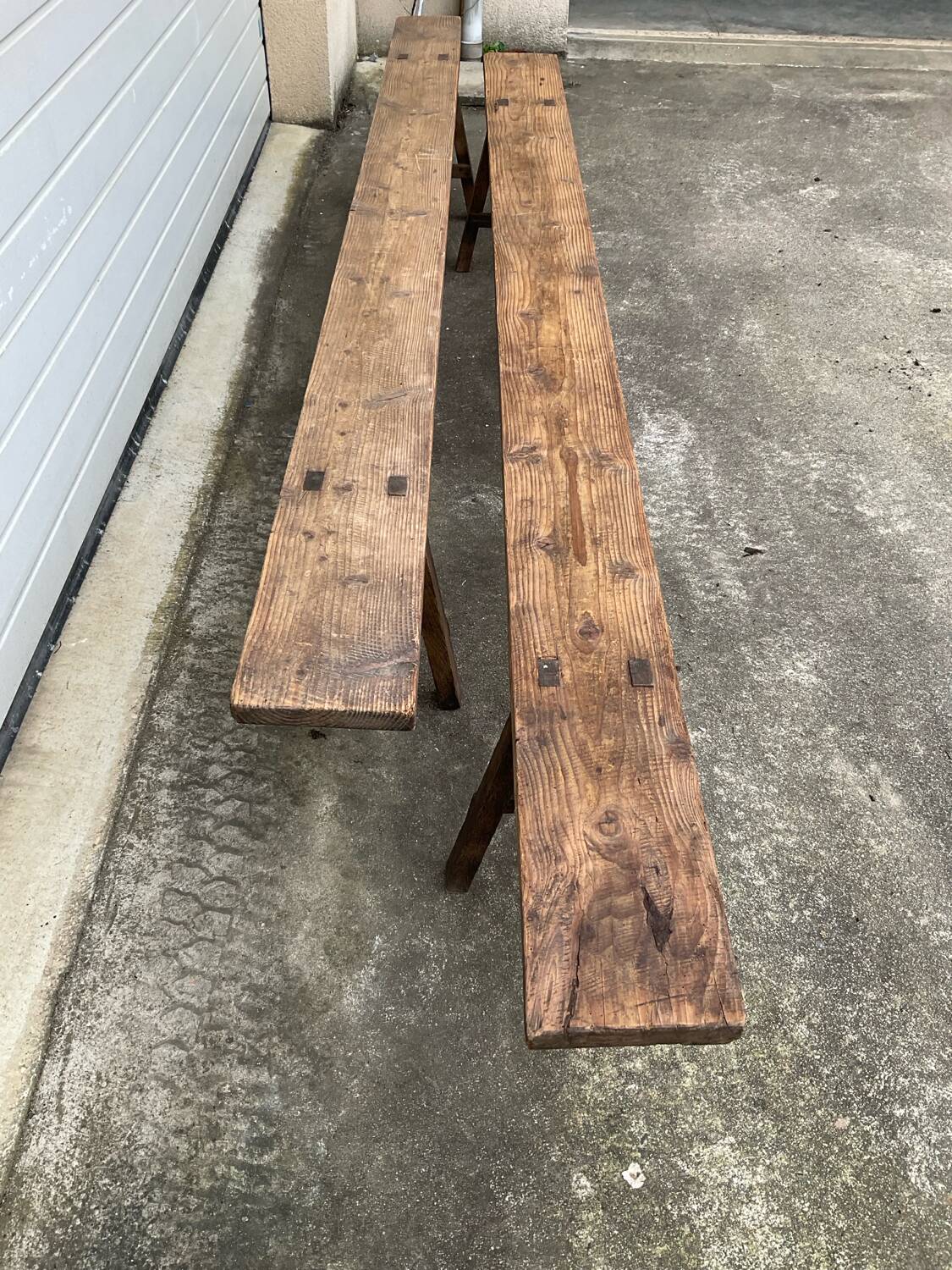 Paire de bancs