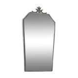 Miroir Art Déco scandinave de 1931 avec cadre en étain gravé