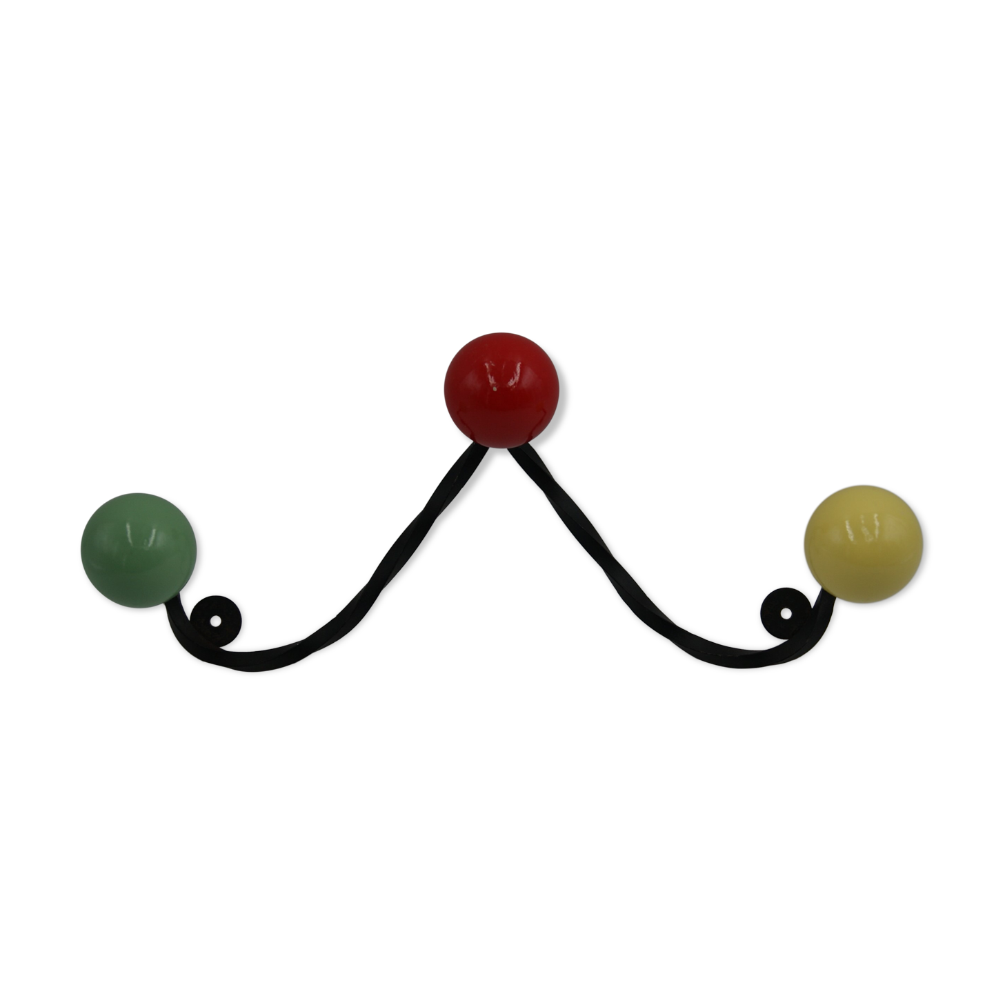 Wall ball coat rack