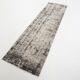 2x9 Faded Soft Wool Navy Blue Vintage Turkish Runner Rug