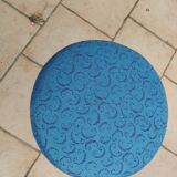 Paire de tabourets poufs anciens style louis xvi