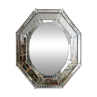 Antique Venetian mirror 86cm x 70cm