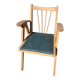 Compass leg armchair