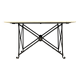 Superbe console époque Art Déco en fer et marbre de Carrare vers 1930