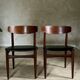 Vintage Scandinavian teak chairs by Henri Walter Klein