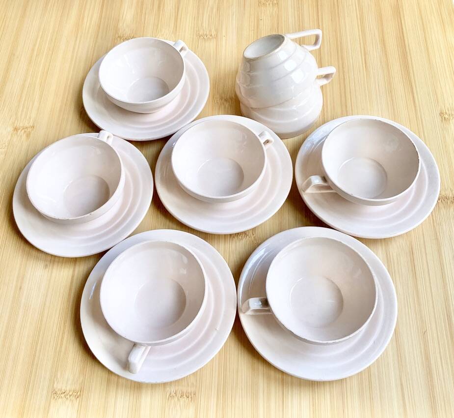 Art Deco Saint Amand cups