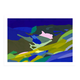 Limited edition art print A3, The Alps