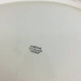 7 Longchamp iron earth plates and dish, Aubépine model