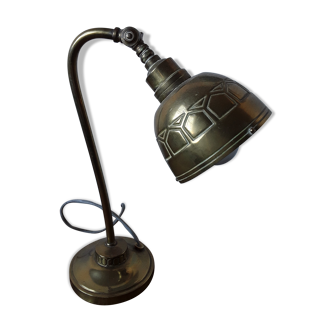Art deco copper lamp