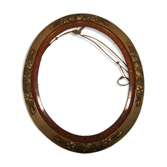 Cadre ovale Art Deco
