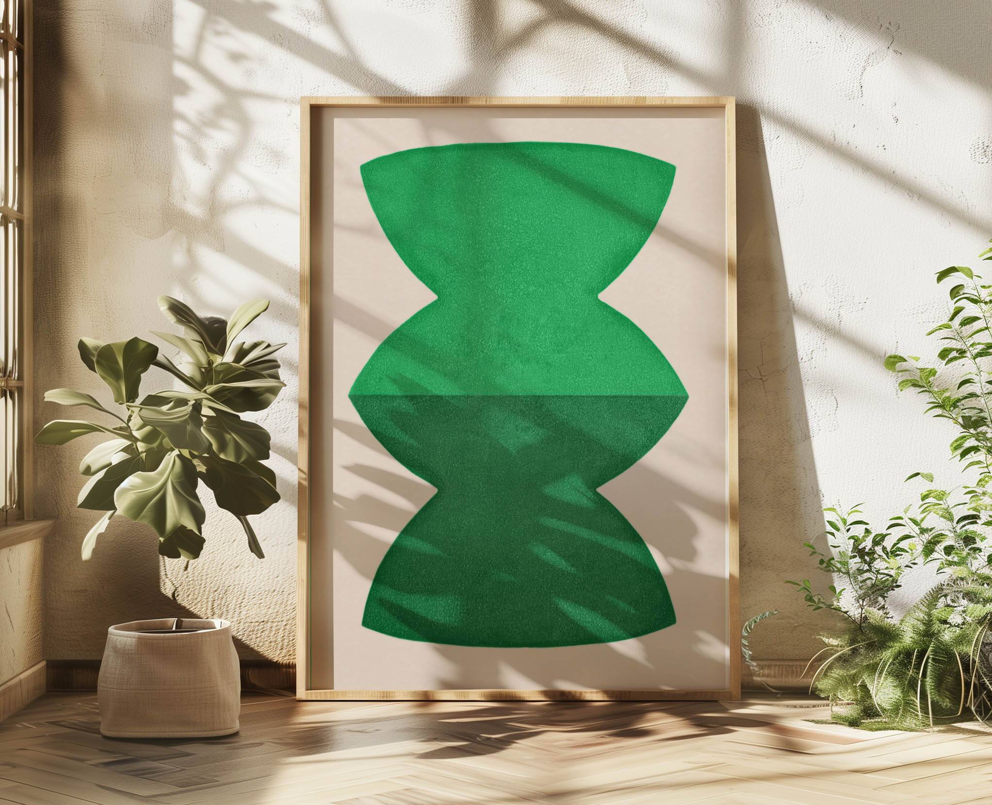 Large painting on paper - abstract painting 50x70cm - JEM - signed Eawy