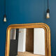 Louis-Philippe mirror gilded with gold leaf antique mirror